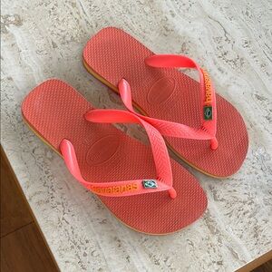 Havaianas Red Flip Flops